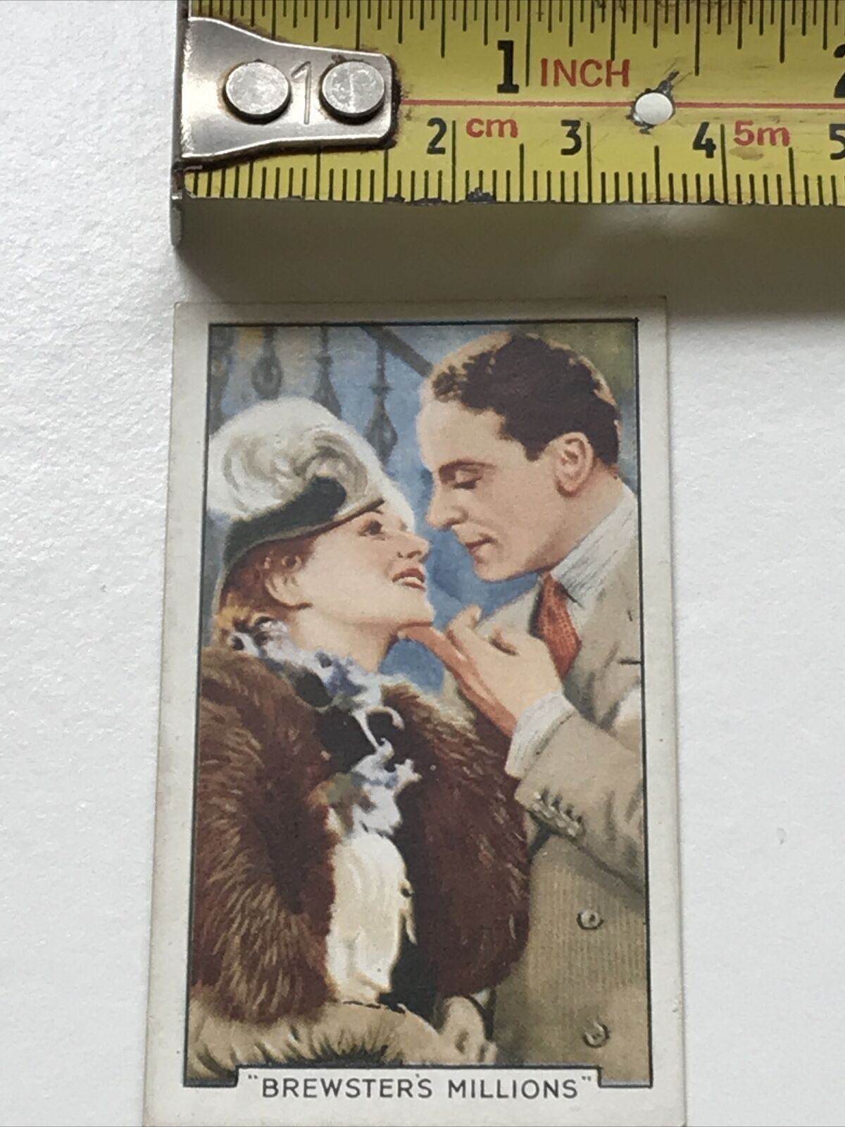 Brewster’s Millions MOVIE MEMORABILIA. Cigarette Card Gallaher Famous Film Scene