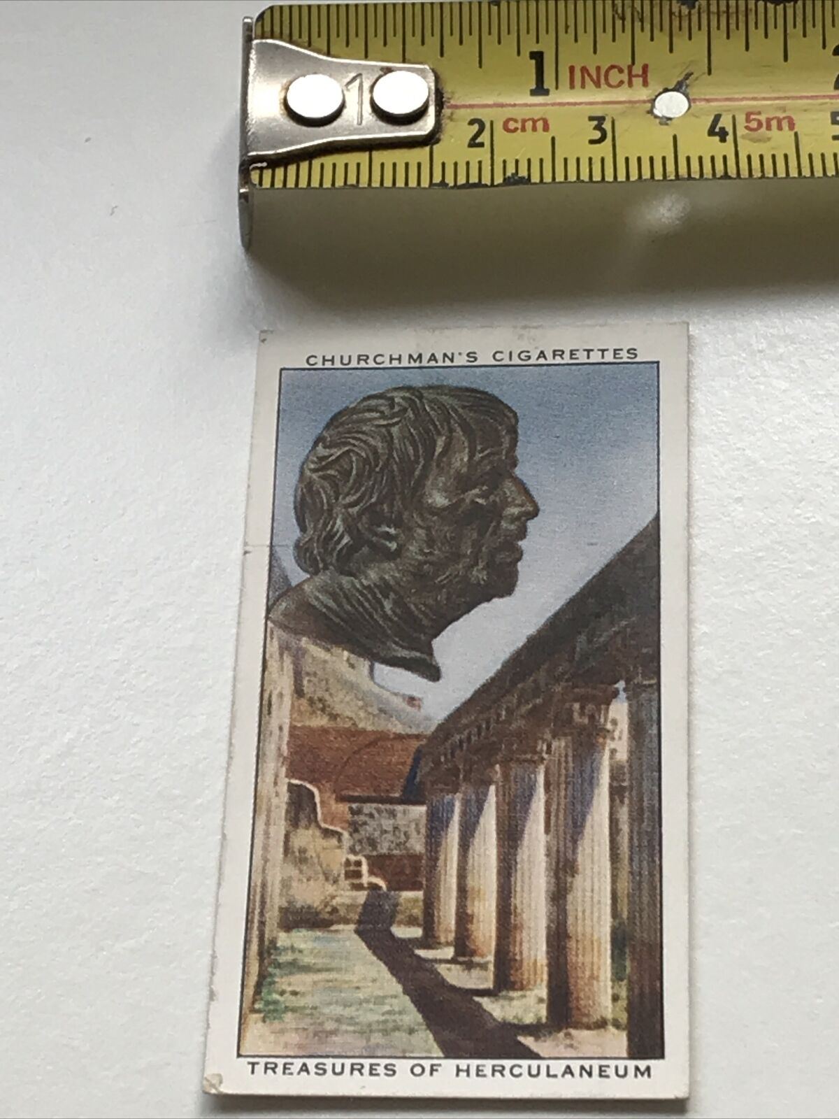 Churchmans Cigarette Card Treasure Trove #20 Treasures Of Herculaneum Vesuvius