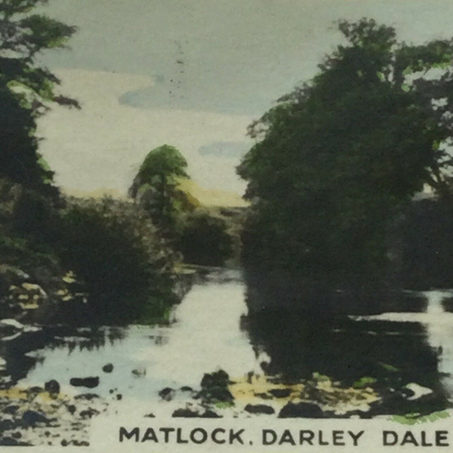 MATLOCK DARLEY DALE Cavanders Cigarette Card Real Photo Hand Coloured #23 Beauty