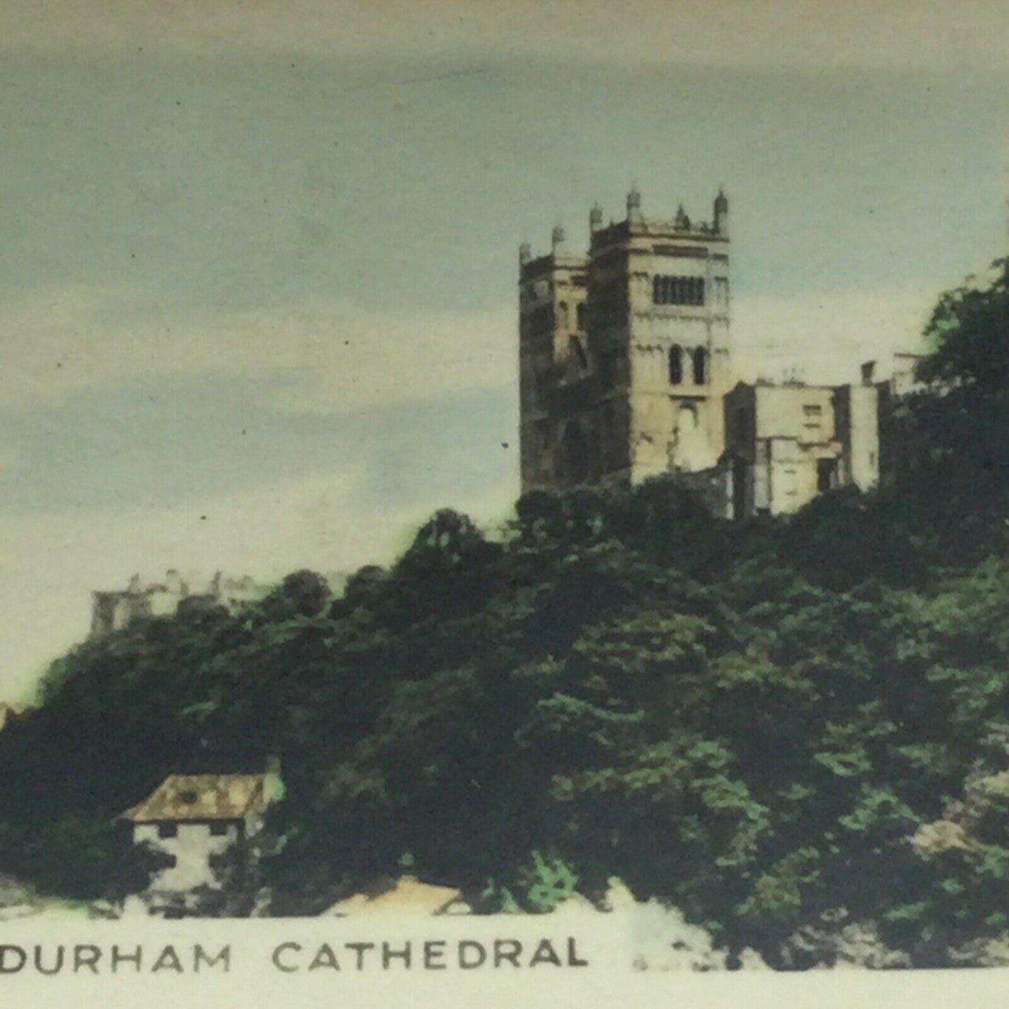 DURHAM CATHEDRAL Cavanders Cigarette Card Real Photo Hand Coloured #37 Beauty