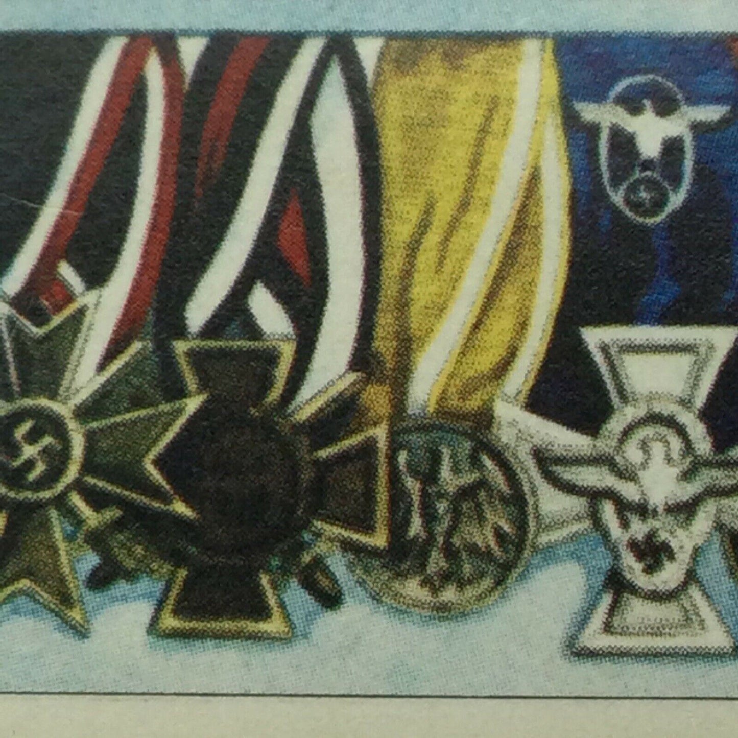 Tony Oliver Trade Card GERMAN ORDERS & DECORATIONS #50 GROUP OF 7 MEDALS IRON