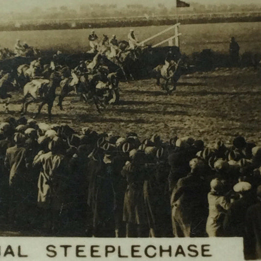 GRAND NATIONAL STEEPLECHASE Lambert & Butler Cigarette Card Real Photo  #25/50