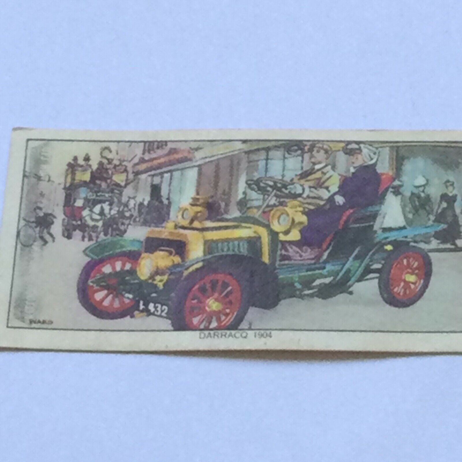 VETERAN MOTOR CARS Kelloggs Collectable Trade Cards - sold individuall –  live re-loved