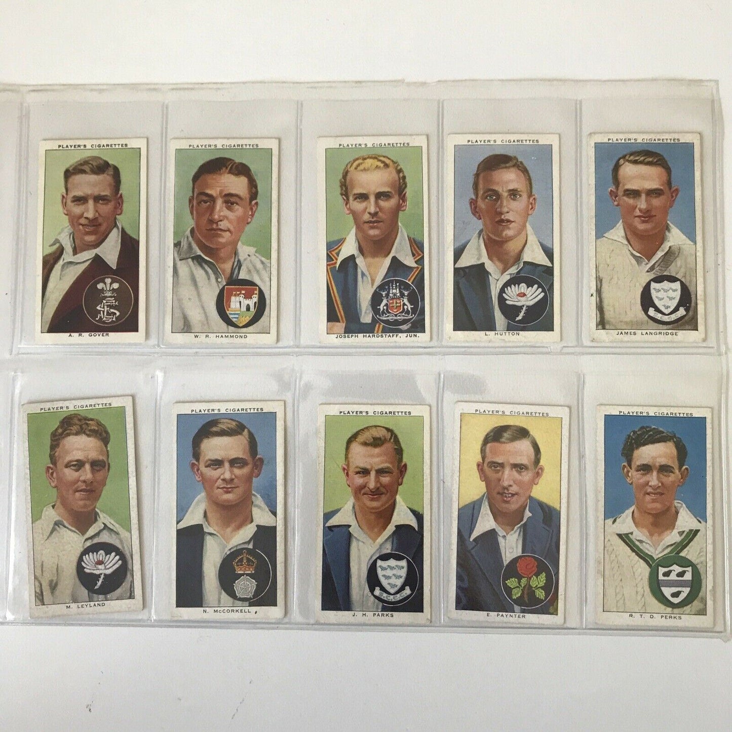 CRICKETERS 1938 (inc BRADMAN) Players 1938 Cigarette Card FULL SET