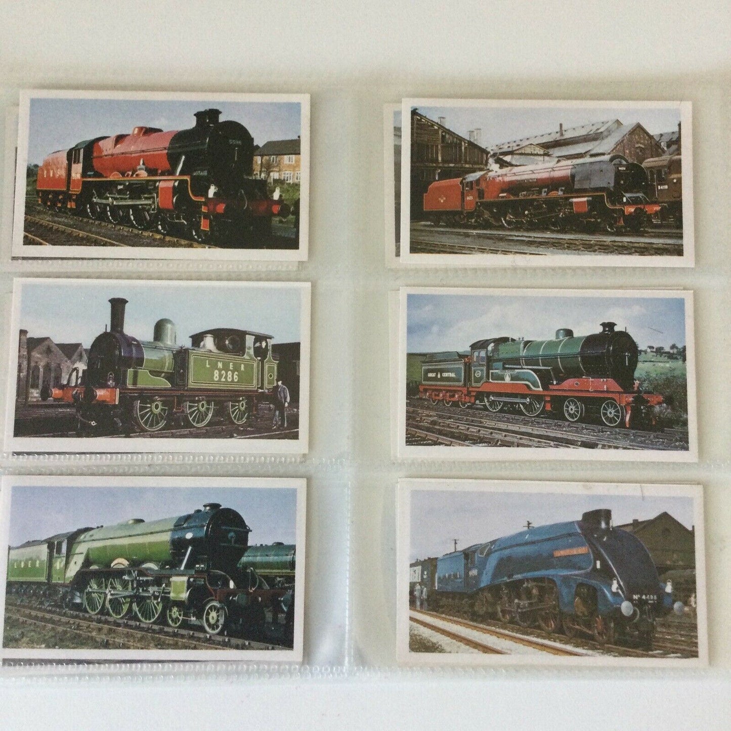 PLAYERS DONCELLA FULL SET GOLDEN AGE OF STEAM 24 Cards EXC GWR MR LMS NER LNER