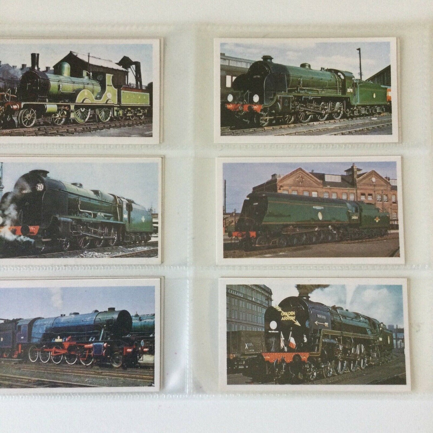 PLAYERS DONCELLA FULL SET GOLDEN AGE OF STEAM 24 Cards EXC GWR MR LMS NER LNER