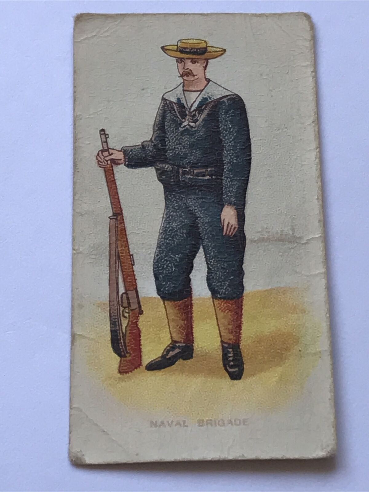 NAVAL BRIGADE Types Of Commonwealth Services Capstan Cigarette Card