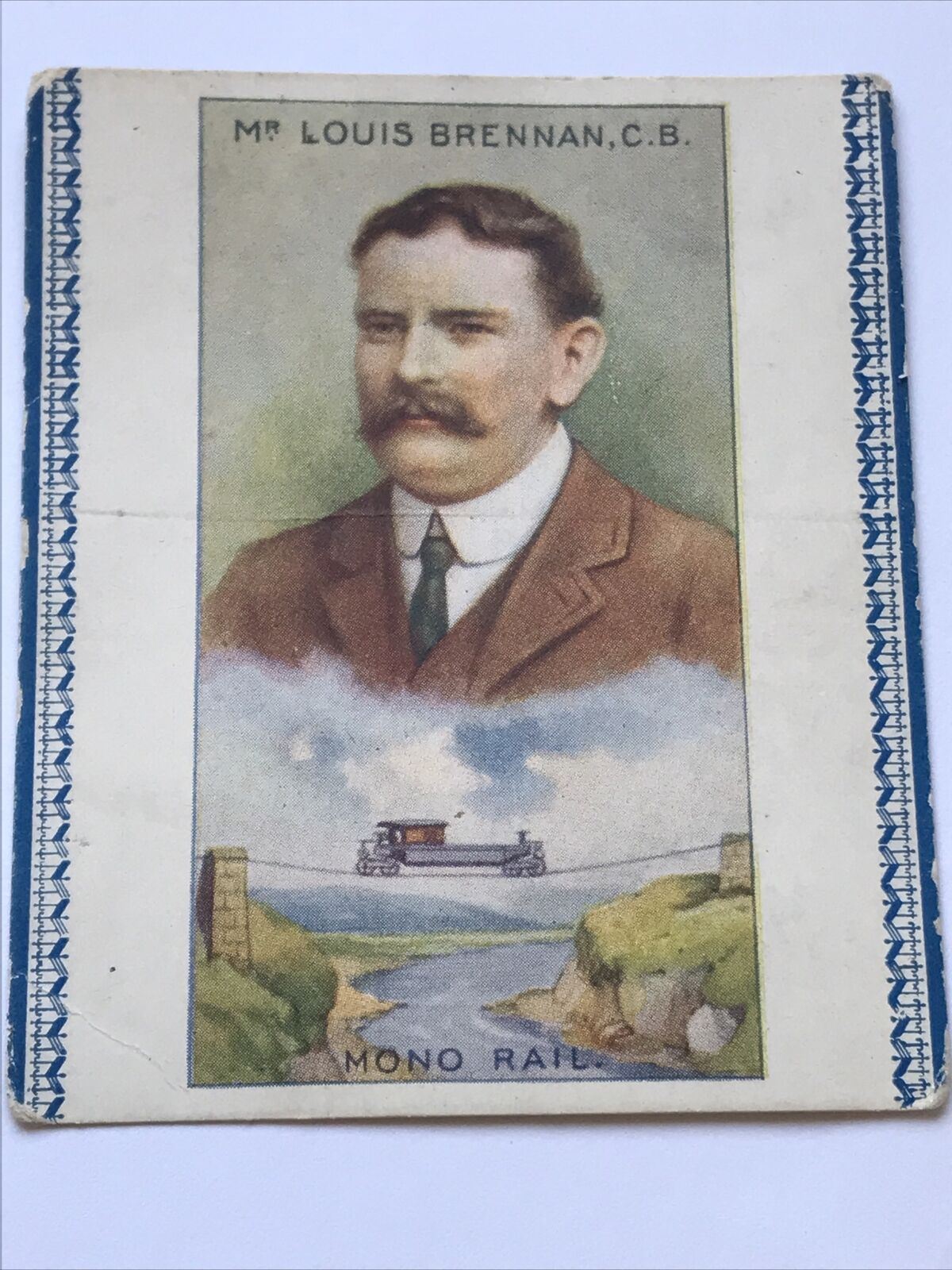 Mono Rail SPINET HOUSE CIGARETTE CARD #5 Scientific Inventions & Discoveries