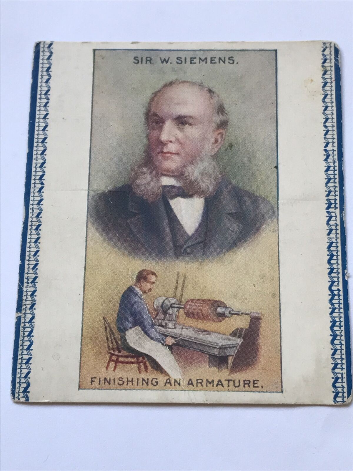 Armature SPINET HOUSE CIGARETTE CARD #7 Scientific Inventions & Discoveries