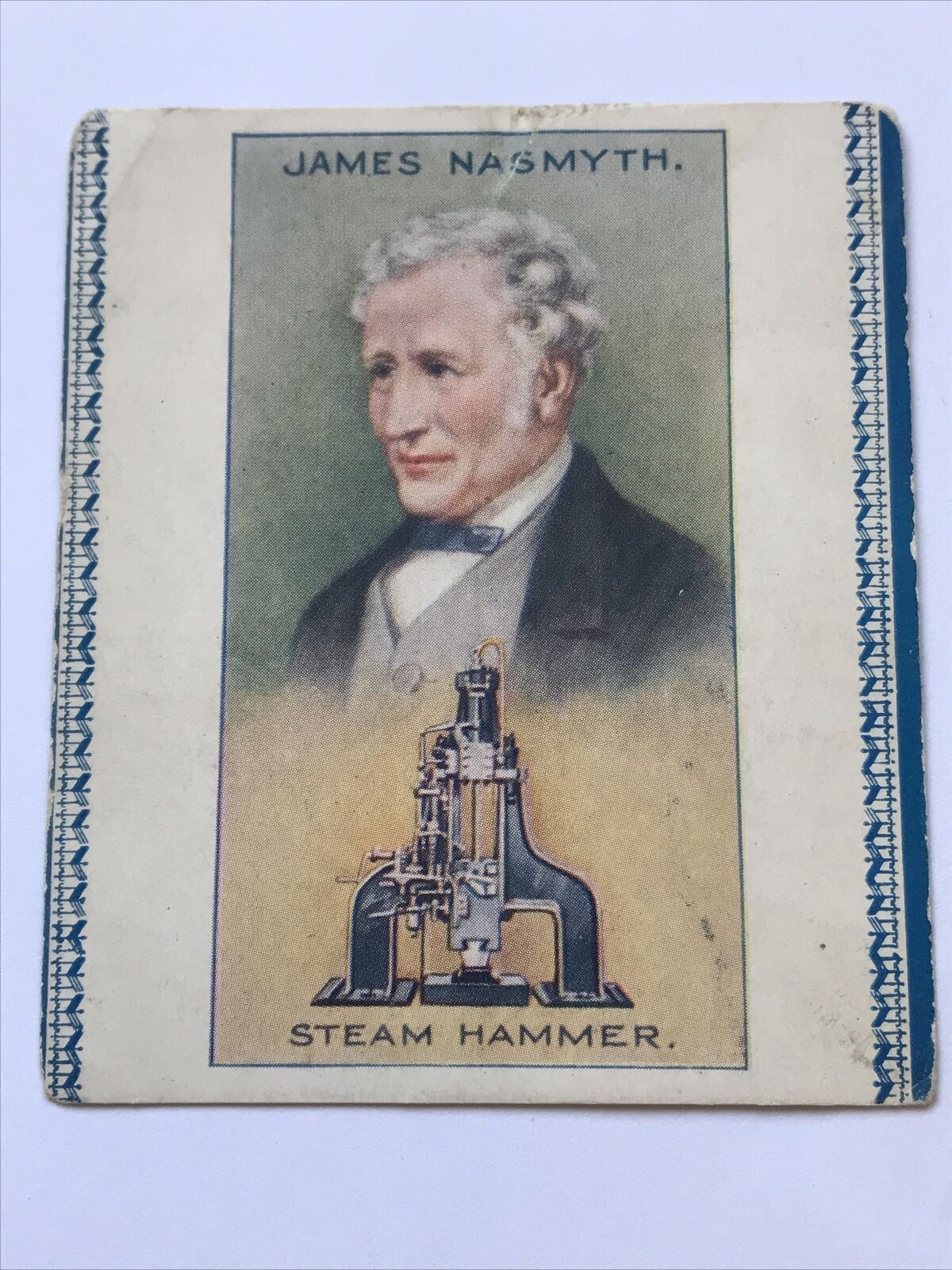 Steam Hammer SPINET HOUSE CIGARETTE CARD #29 Scientific Inventions & Discoveries