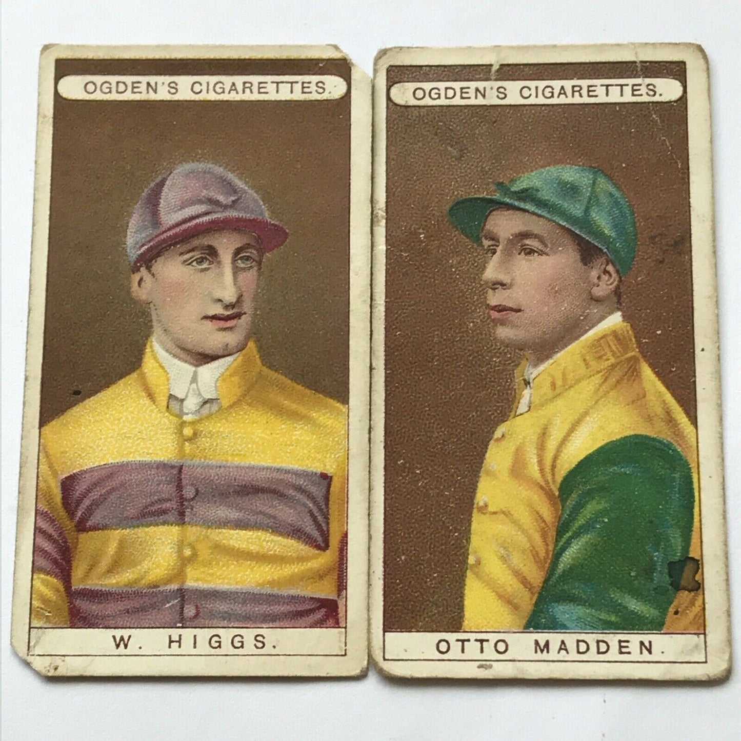 W Higgs Otto Madden OGDENS CIGARETTE  #3 #30 Owners Racing Colours & Jockeys