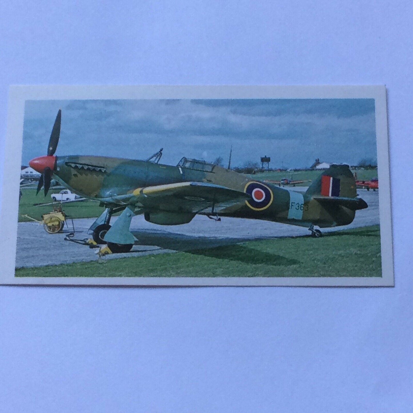 DONCELLA CIGARETTE CARD HAWKER HURRICANE Mk IIC LF363 Golden Age Of Flying