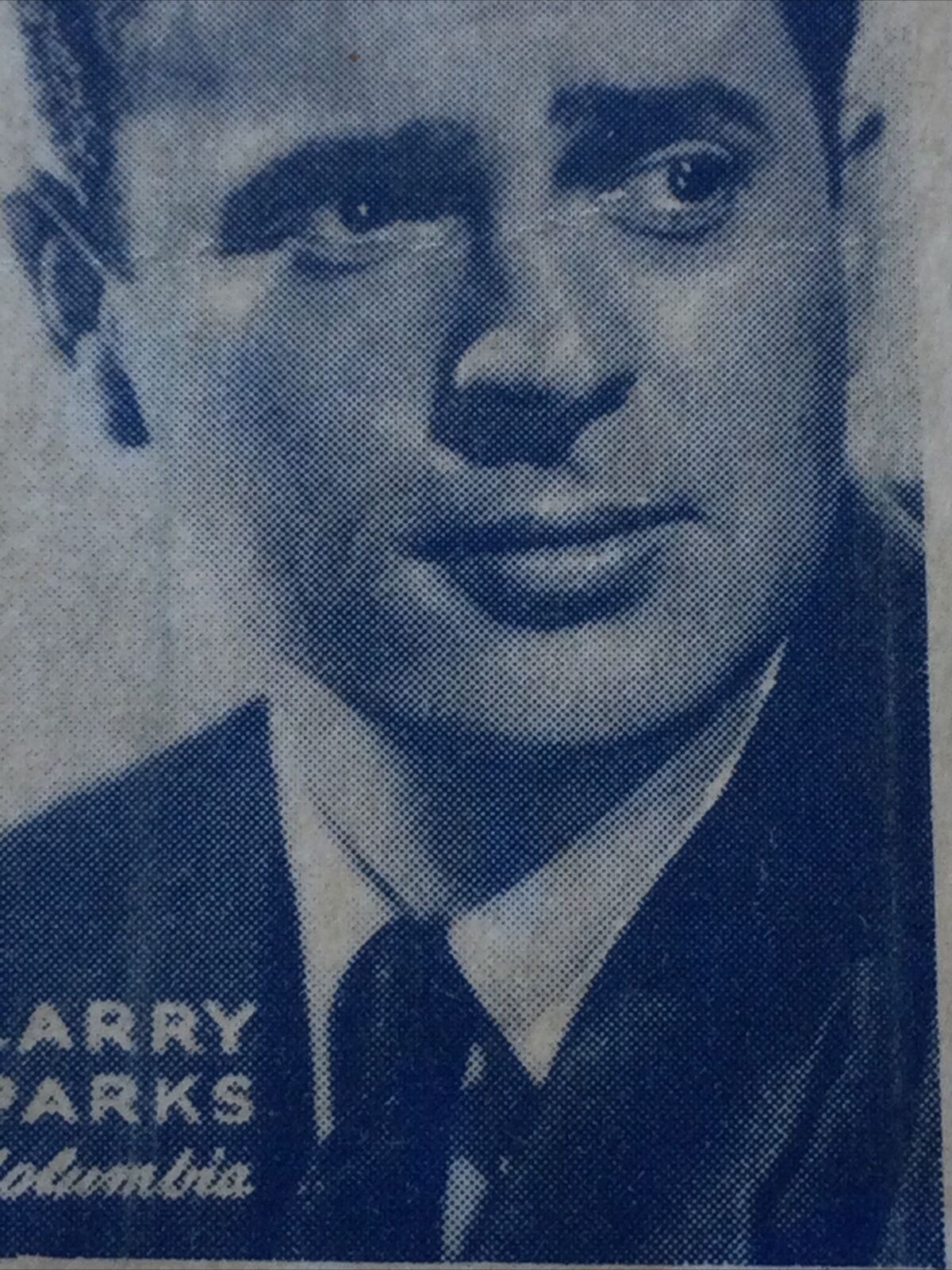 TURF Cigarette Card #6  LARRY PARKS