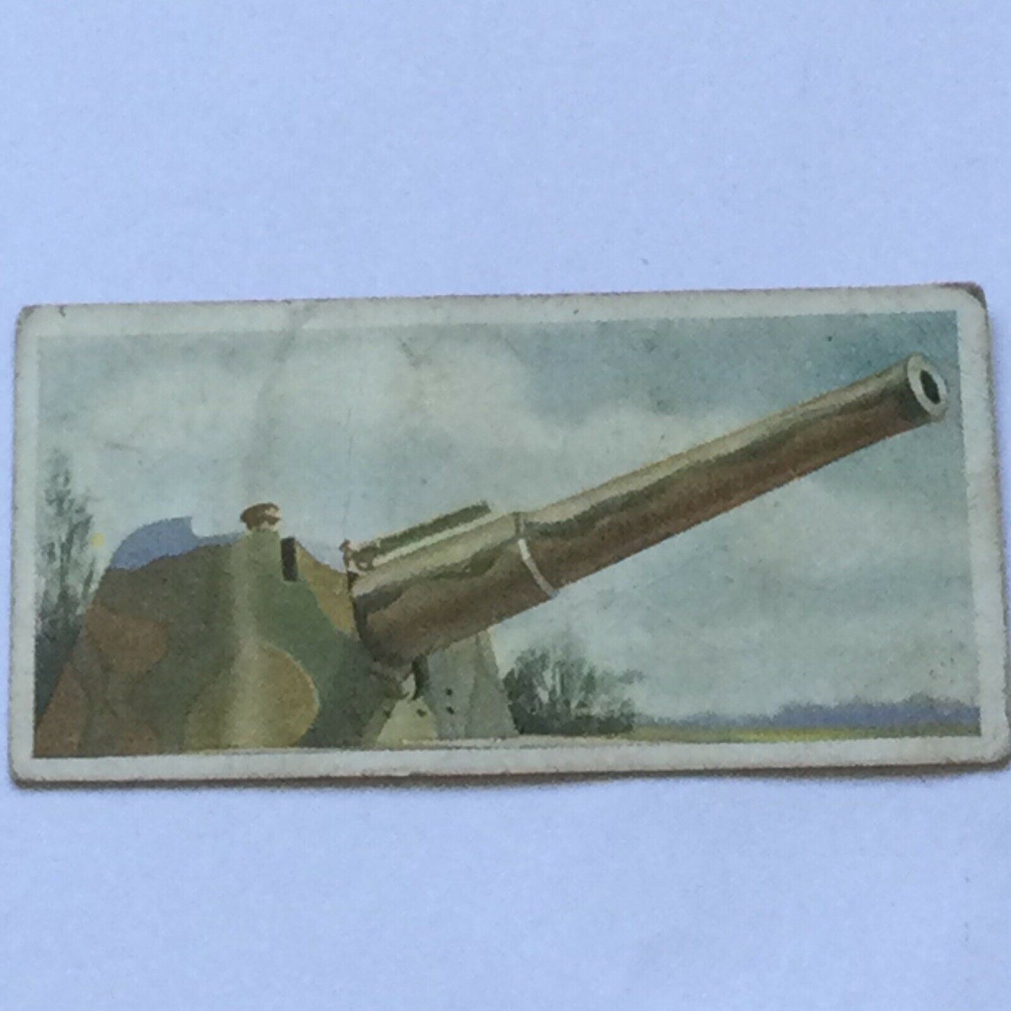 BRITAINS DEFENCES Carreras Cigarette Card #17 Defence Not Defiance Coast Gun