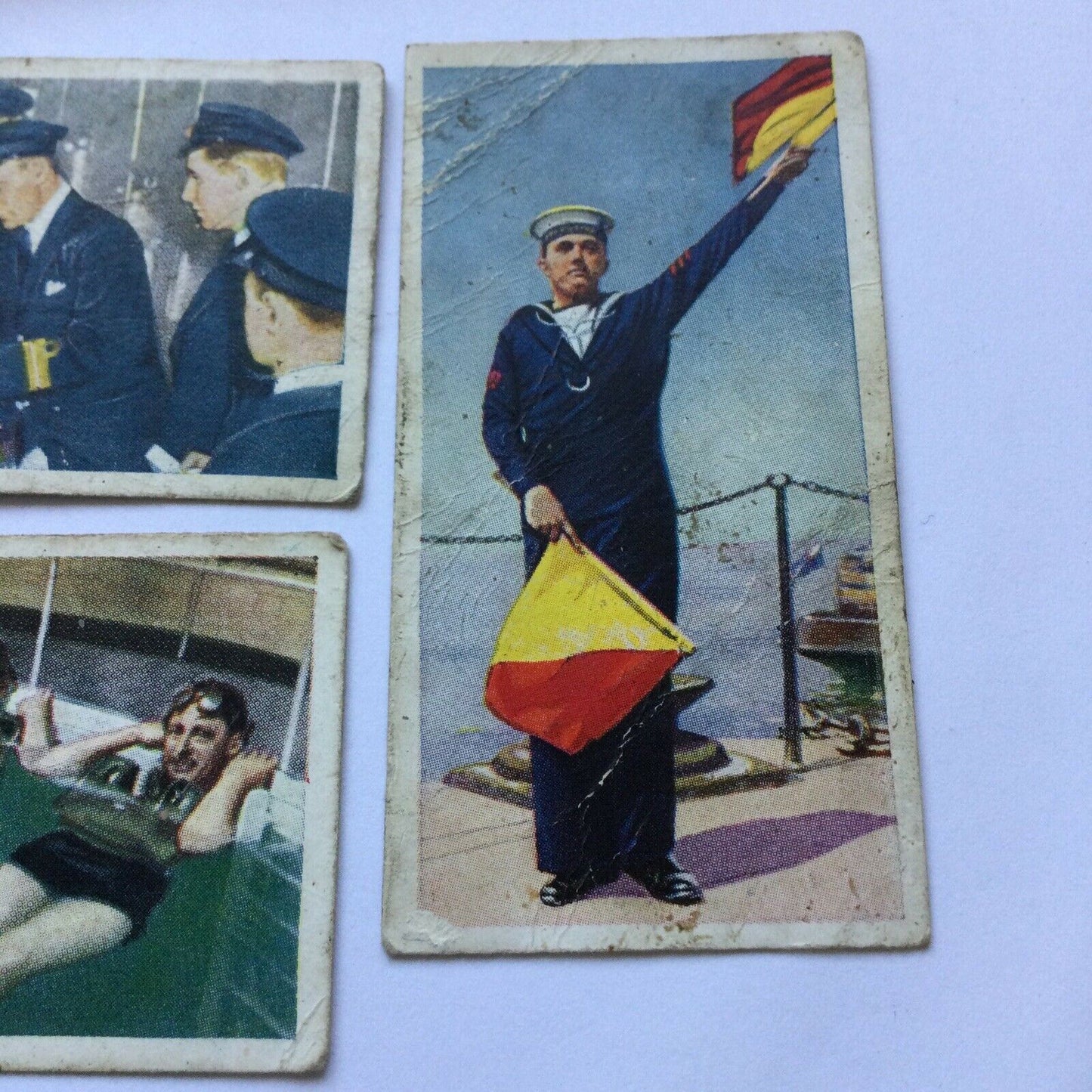 BRITAINS DEFENCES Carreras Cigarette Cards x 4 Nos. 7 11 14 & 36. Pay Day