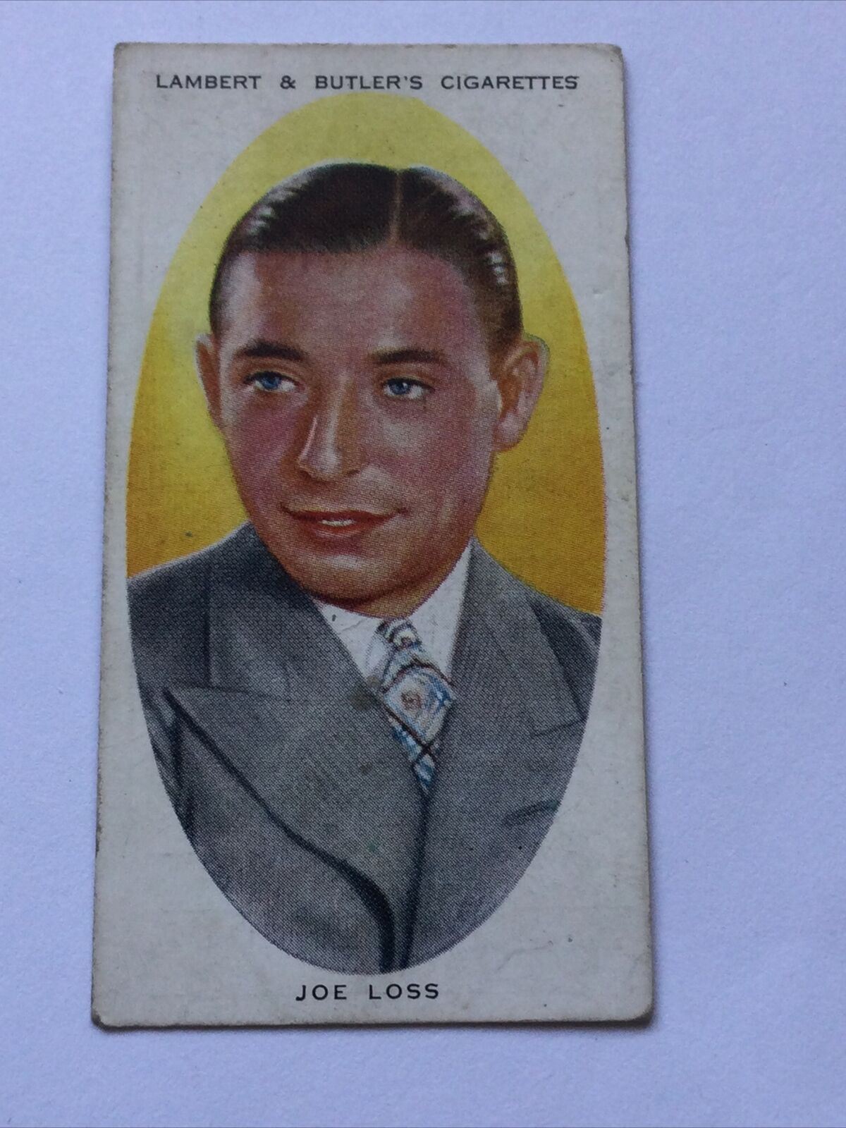 LAMBERT & BUTLER CIGARETTE CARDS - DANCE BAND LEADERS - #16 JOE LOSS. Astoria