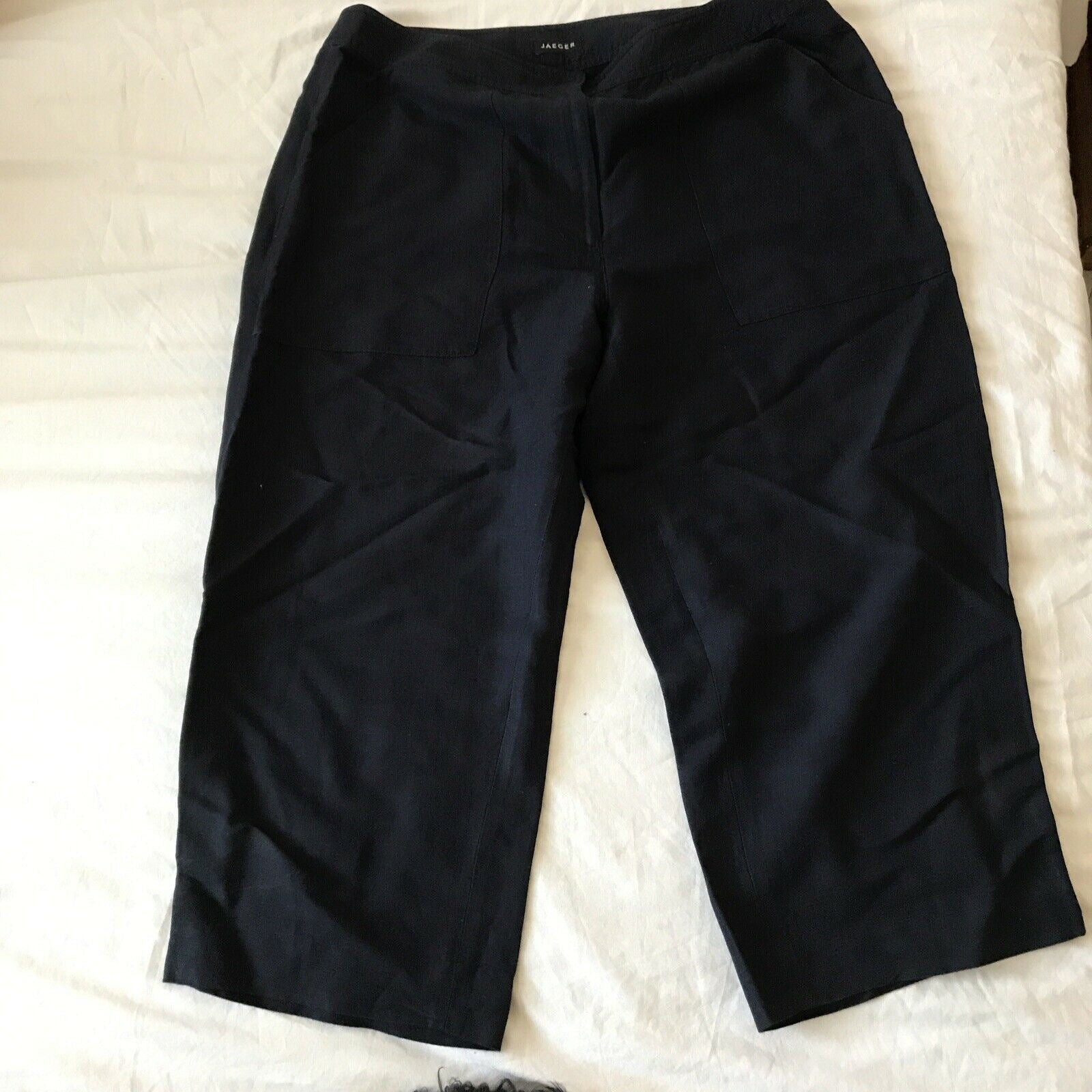 Jaeger Black Trouser Pants Size 10 - Gem