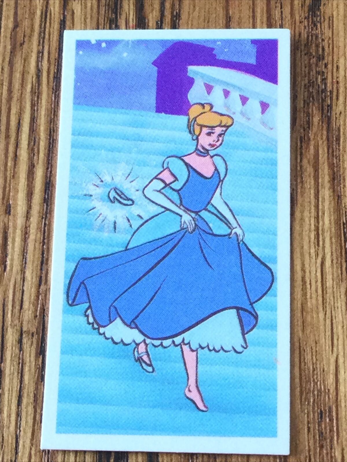 Vintage DISNEY Brooke Bond Card CINDERELLA #9 1989 80s Memorabilia Collectable