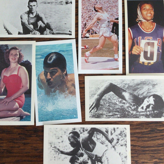 OLYMPICS AMERICAN Athletes Bond Tea Cards Olympic Greats #4 5 12 25 26 27 34 USA