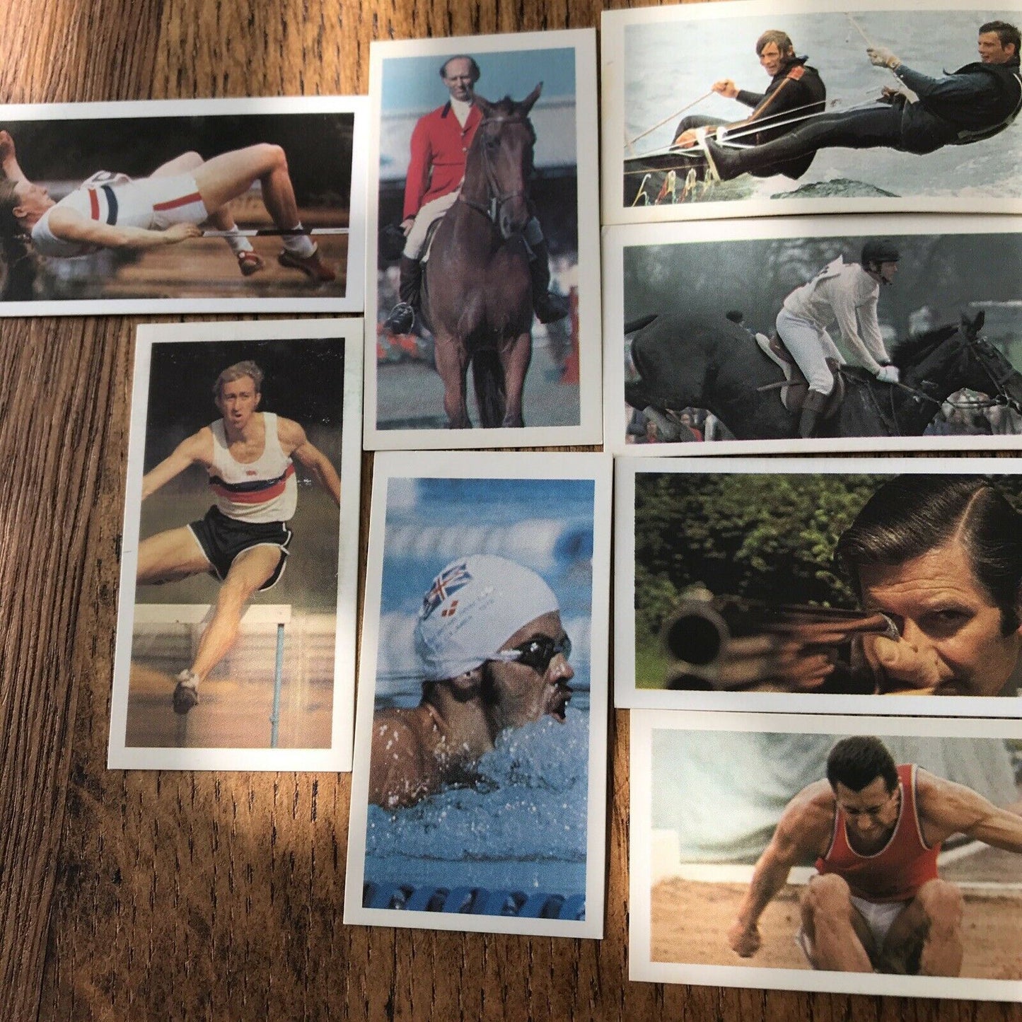 OLYMPICS BRITAIN NI Brooke Bond Tea Cards Olympic Greats #7 11 13 24 31-33 35