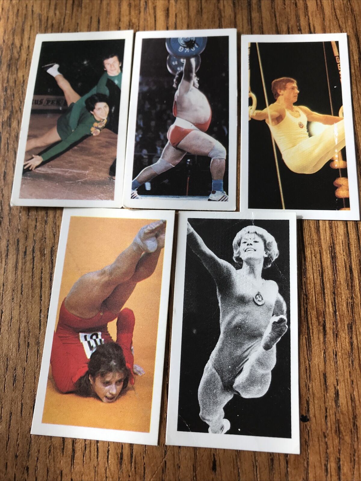 OLYMPICS USSR Brooke Bond Tea Cards Olympic Greats #17 18 20 23 39 OLGA KORBUT