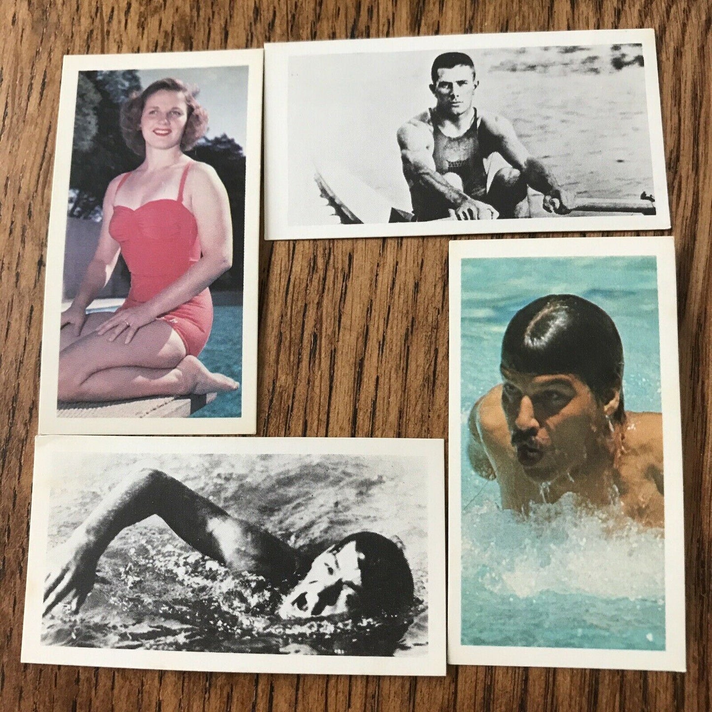 OLYMPICS USA Brooke Bond Tea Cards Olympic Greats #25 26 27 34 MARK SPITZ