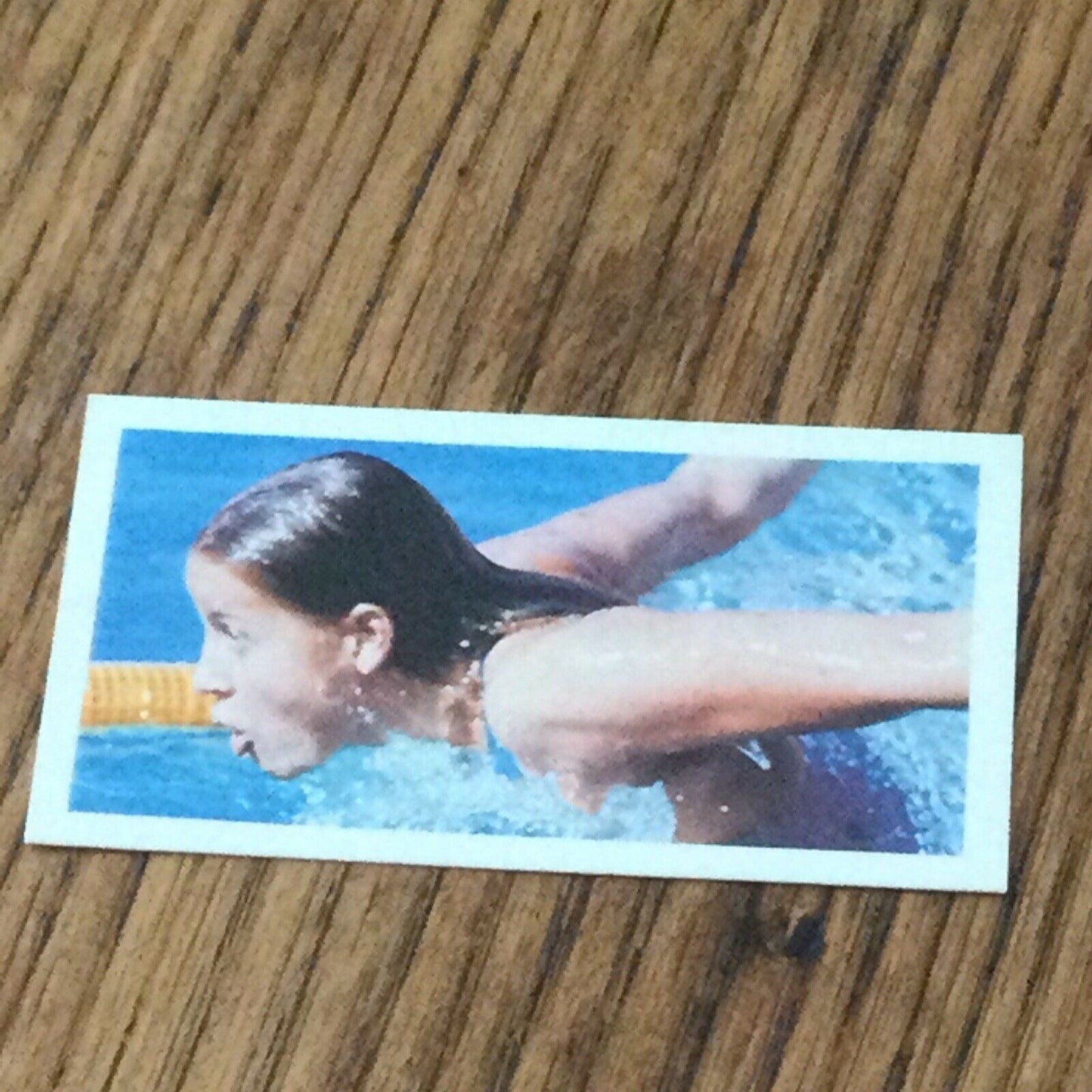 OLYMPICS KORNELIA ENDER Brooke Bond Tea Card Olympic Greats #30 SWIMMING