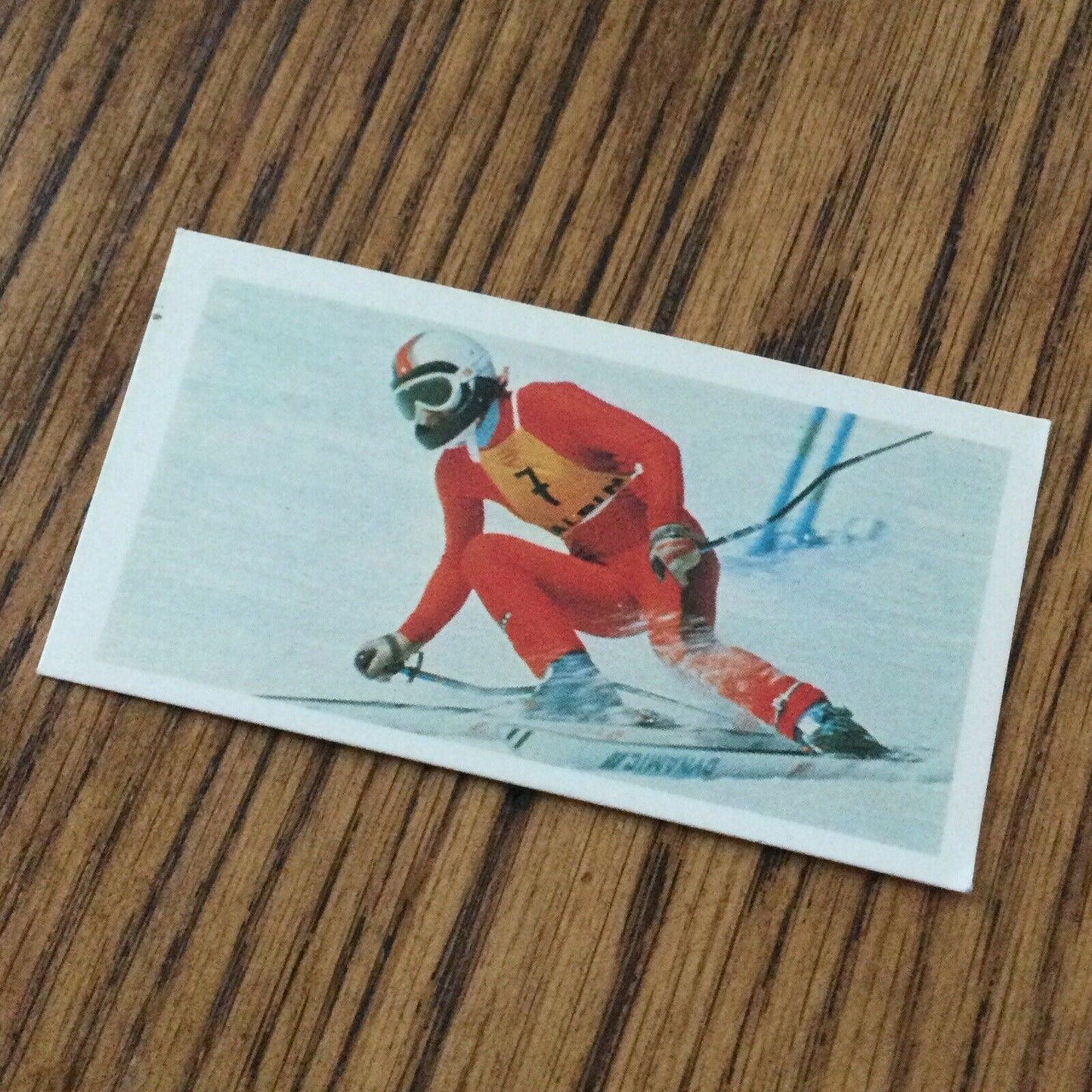 OLYMPICS ROSI MITTERMAIER Brooke Bond Tea Card Olympic Greats #36 SKIING GERMANY