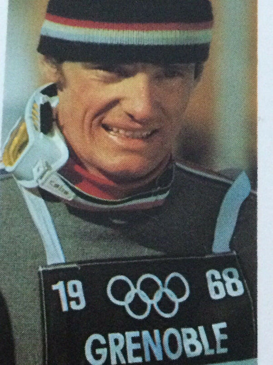 OLYMPICS JEAN-CLAUDE KILLY Brooke Bond Tea Card Olympic Greats #37 SKIING FRANCE