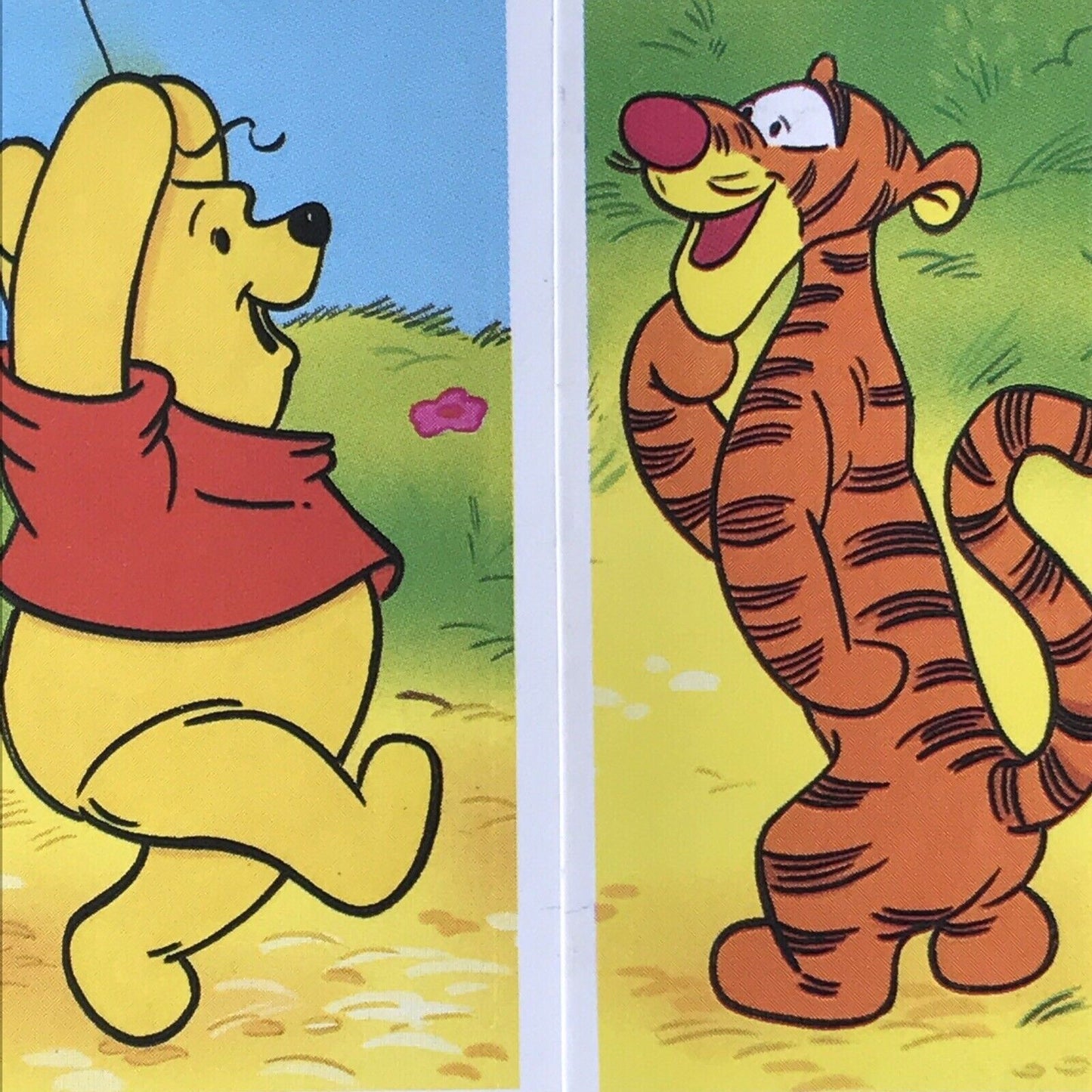 Vintage DISNEY Brooke Bond Tea Cards x2 WINNIE THE POOH TIGGER 1989 Memorabilia