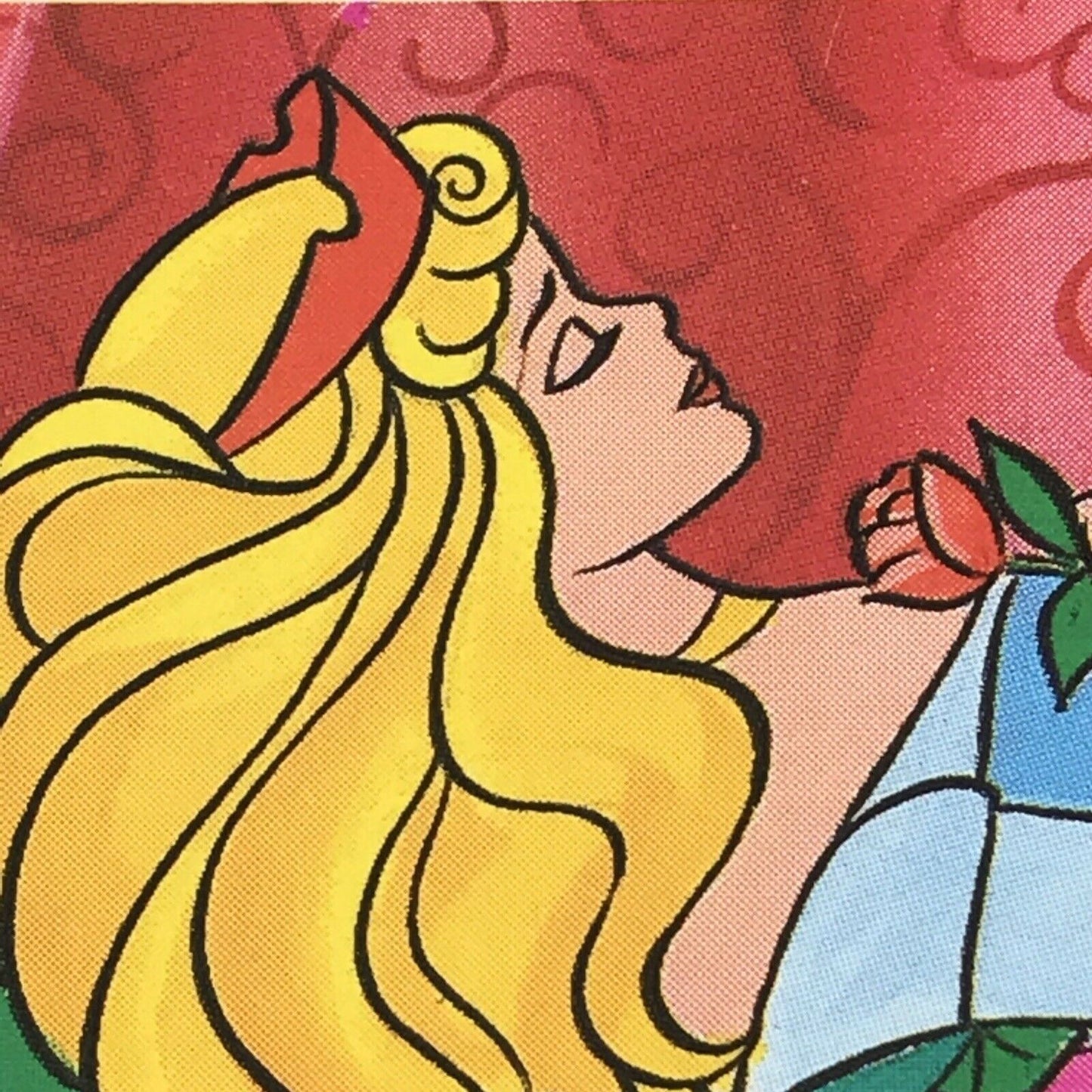 Vintage DISNEY Brooke Bond Card SLEEPING BEAUTY BRIAR ROSE PRINCESS AURORA 1989