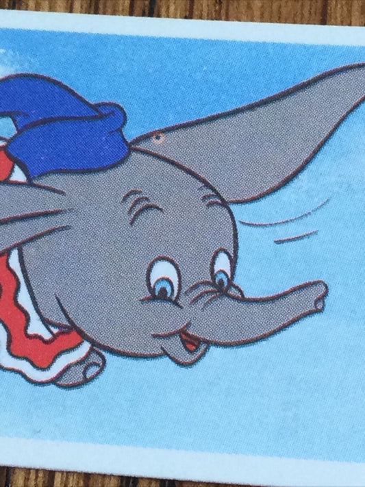 Vintage DISNEY Brooke Bond Tea Card DUMBO 1989 80s Memorabilia Collectable Retro