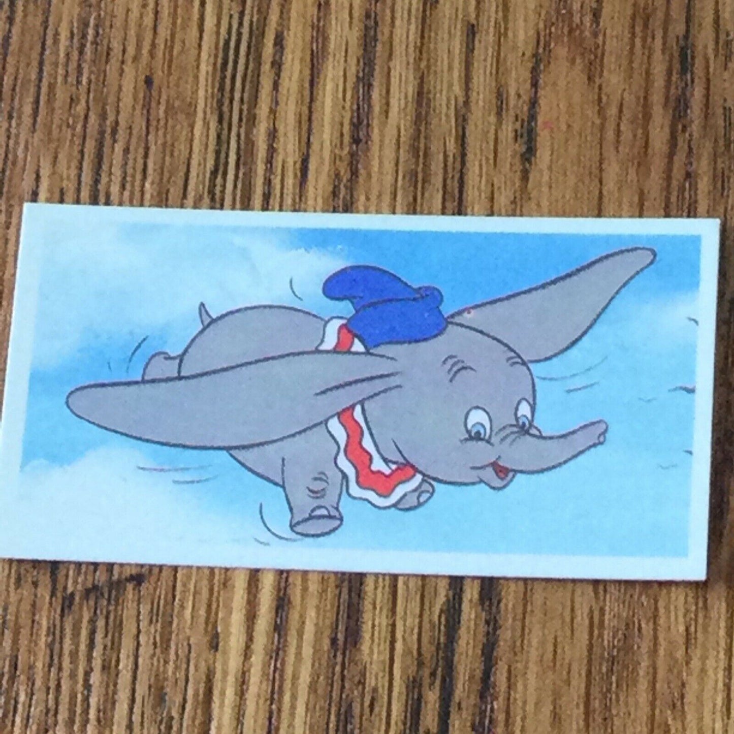 Vintage DISNEY Brooke Bond Tea Card DUMBO 1989 80s Memorabilia Collectable Retro