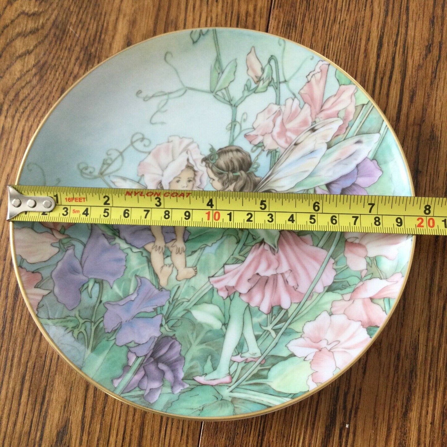 SWEET PEA VILLEROY & BOCH HEINRICH FLOWER FAIRY plate Cicely Mary Barker  1547B