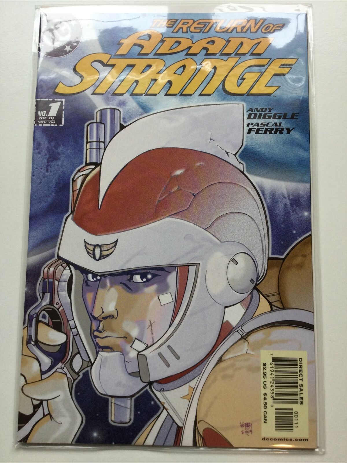 DC THE RETURN OF ADAM STRANGE #1 of 8 Nov 2004 VGC Andy Digger Pascal Ferry