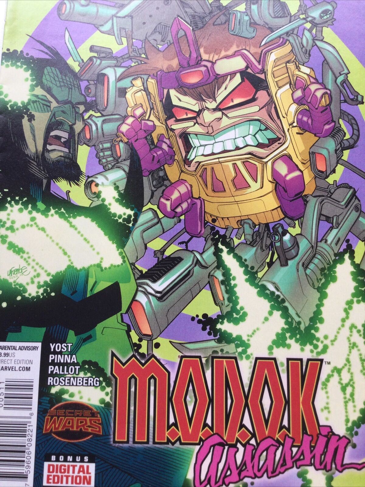 MARVEL M.O.D.O.K Assassin Modok #005 Secret Wars 2015 Bonus Digital Edition