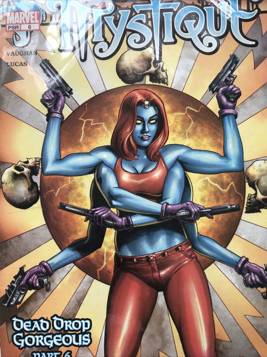 MARVEL PSR #6 MYSTIQUE DEAD DROP GORGEOUS PART 6 2003 VGC US CANADA VERSION