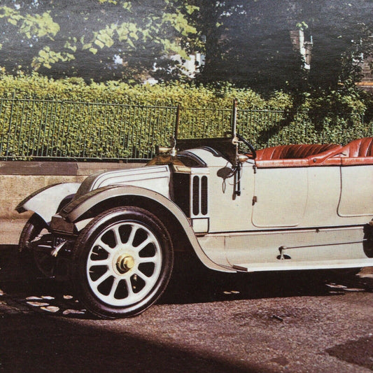 Vintage Car Postcard 1912 ARROL-JOHNSTON White Glasgow Museum Of Transport