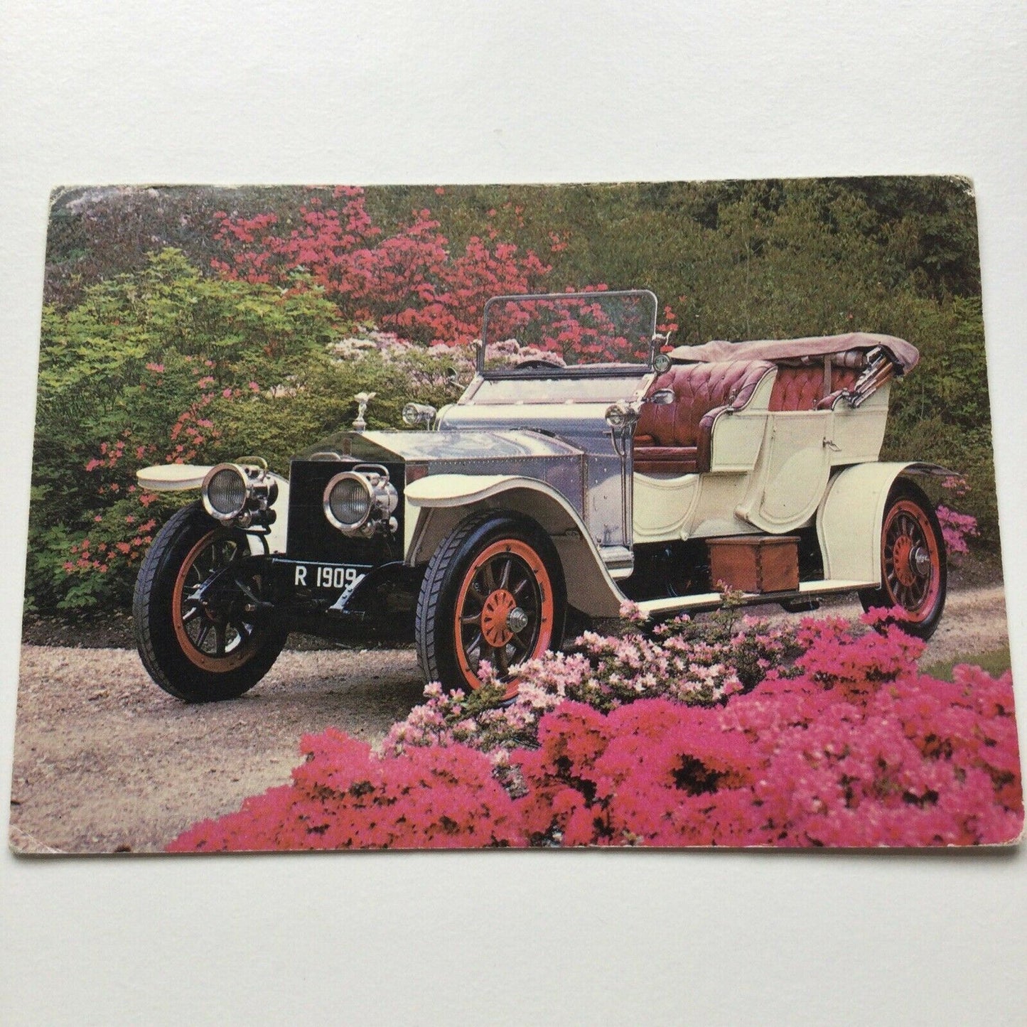 Vintage Car Postcard 1909 ROLLS-ROYCE SILVER GHOST The Best Car In The World’