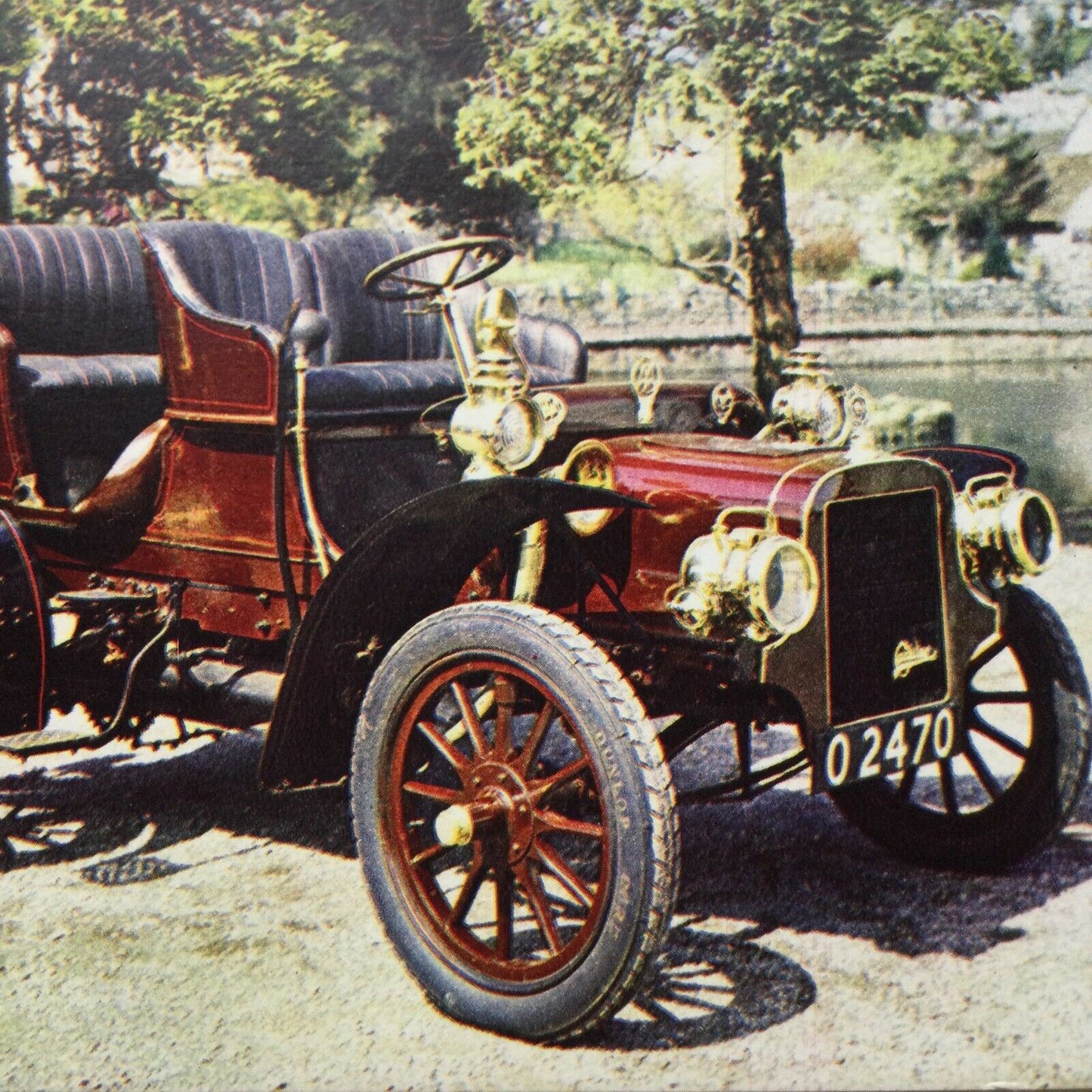 Vintage Car Postcard 1906 CADILLAC Cheddar Motor Museum J Arthur Dixon T7412