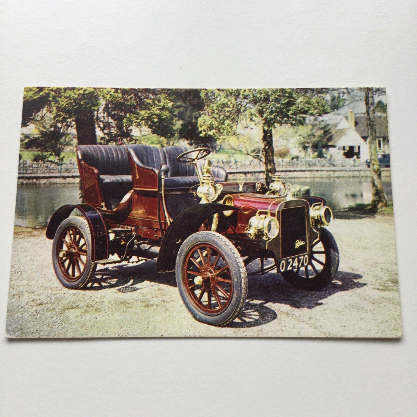 Vintage Car Postcard 1906 CADILLAC Cheddar Motor Museum J Arthur Dixon T7412