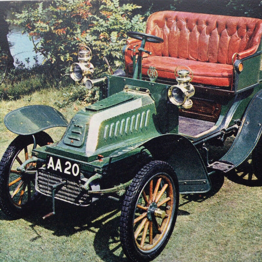 Vintage Car Postcard 1903 DE DION-BOUTON London To Brighton Competitor Beaulieu