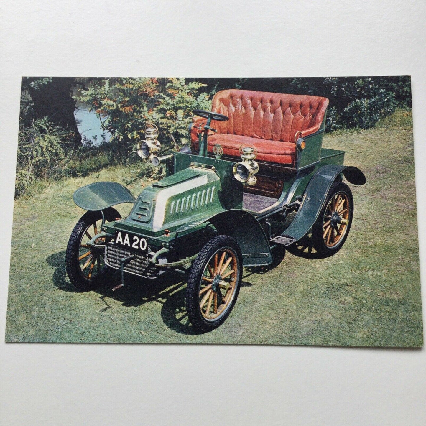 Vintage Car Postcard 1903 DE DION-BOUTON London To Brighton Competitor Beaulieu