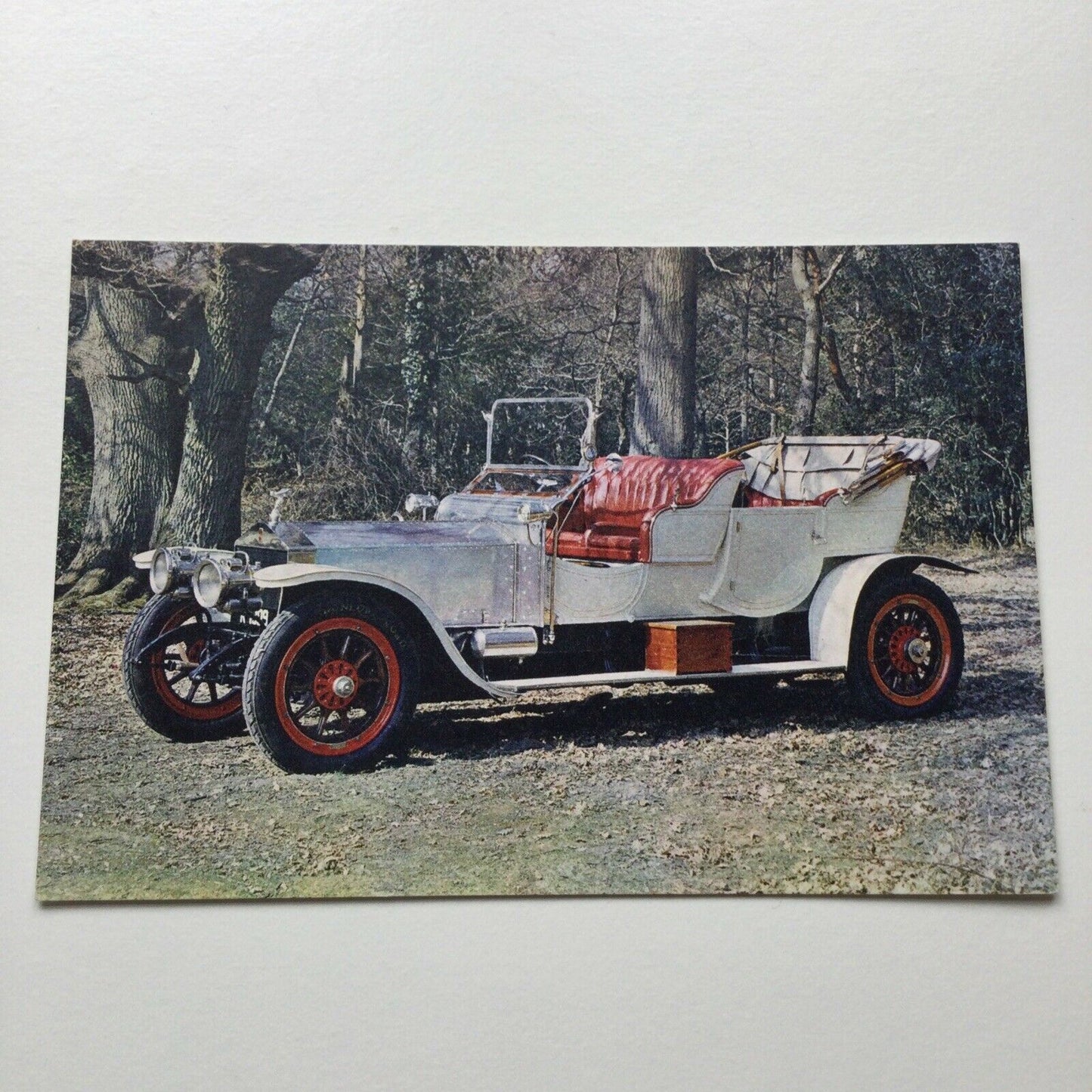 Vintage Car Postcard 1909 ROLLS ROYCE SILVER GHOST ‘The Best Car In The World’