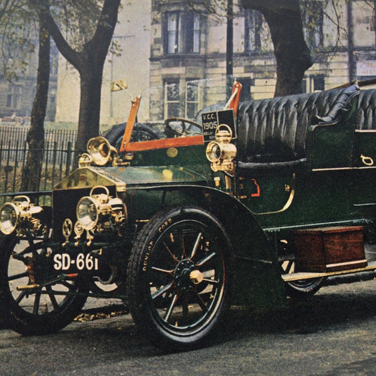 Vintage Car Postcard 1905 ROLLS ROYCE Glasgow Museum Of Transport Adam McG. Dick