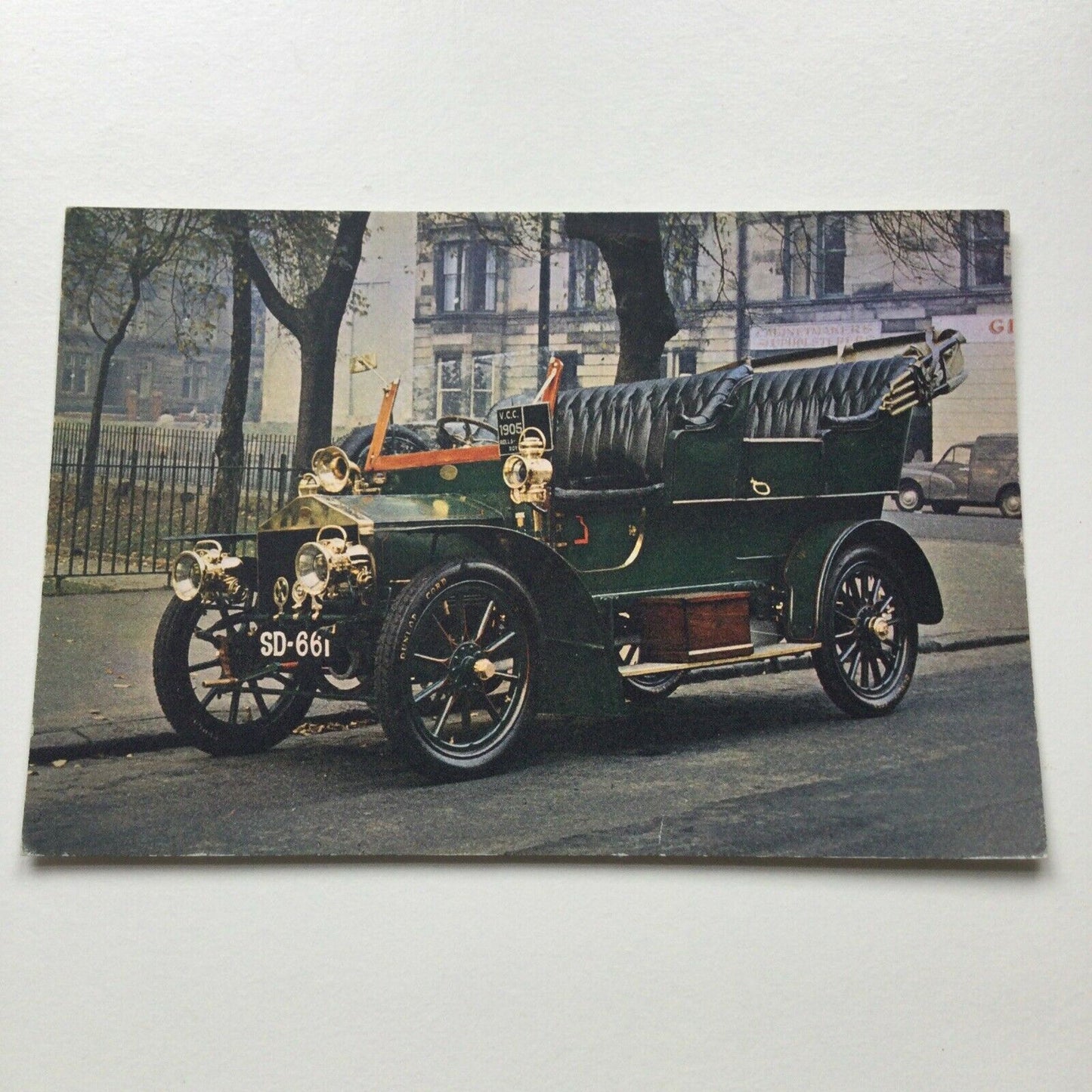 Vintage Car Postcard 1905 ROLLS ROYCE Glasgow Museum Of Transport Adam McG. Dick