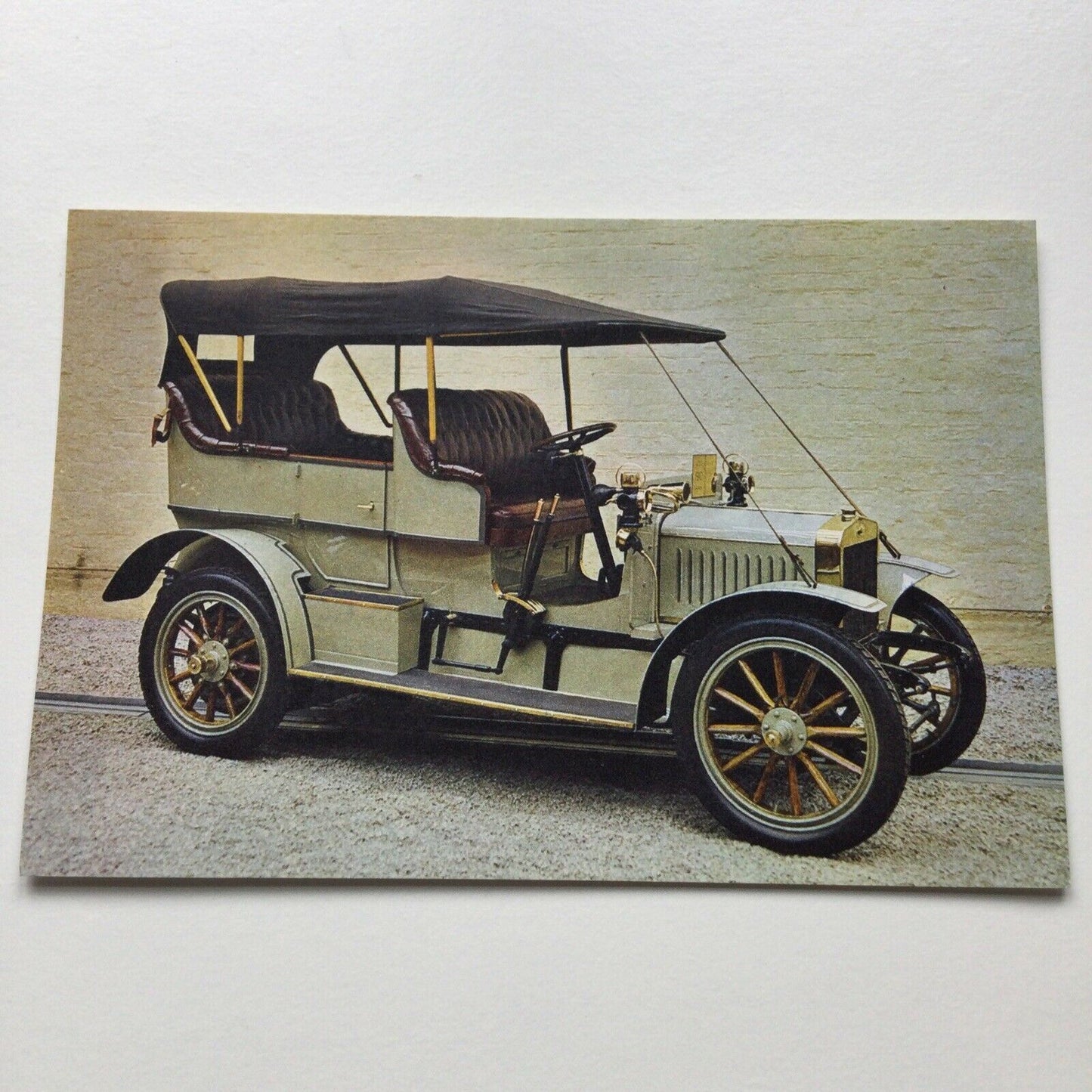 Vintage Car Postcard 1910 ALBION A3 Glasgow Museum Of Transport J Arthur Dixon