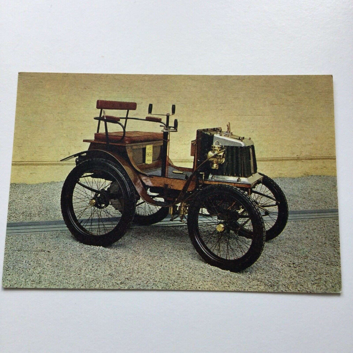 Vintage Car Postcard 1900 ARGYLL Made In A Former Cycle Works Glasgow Museum