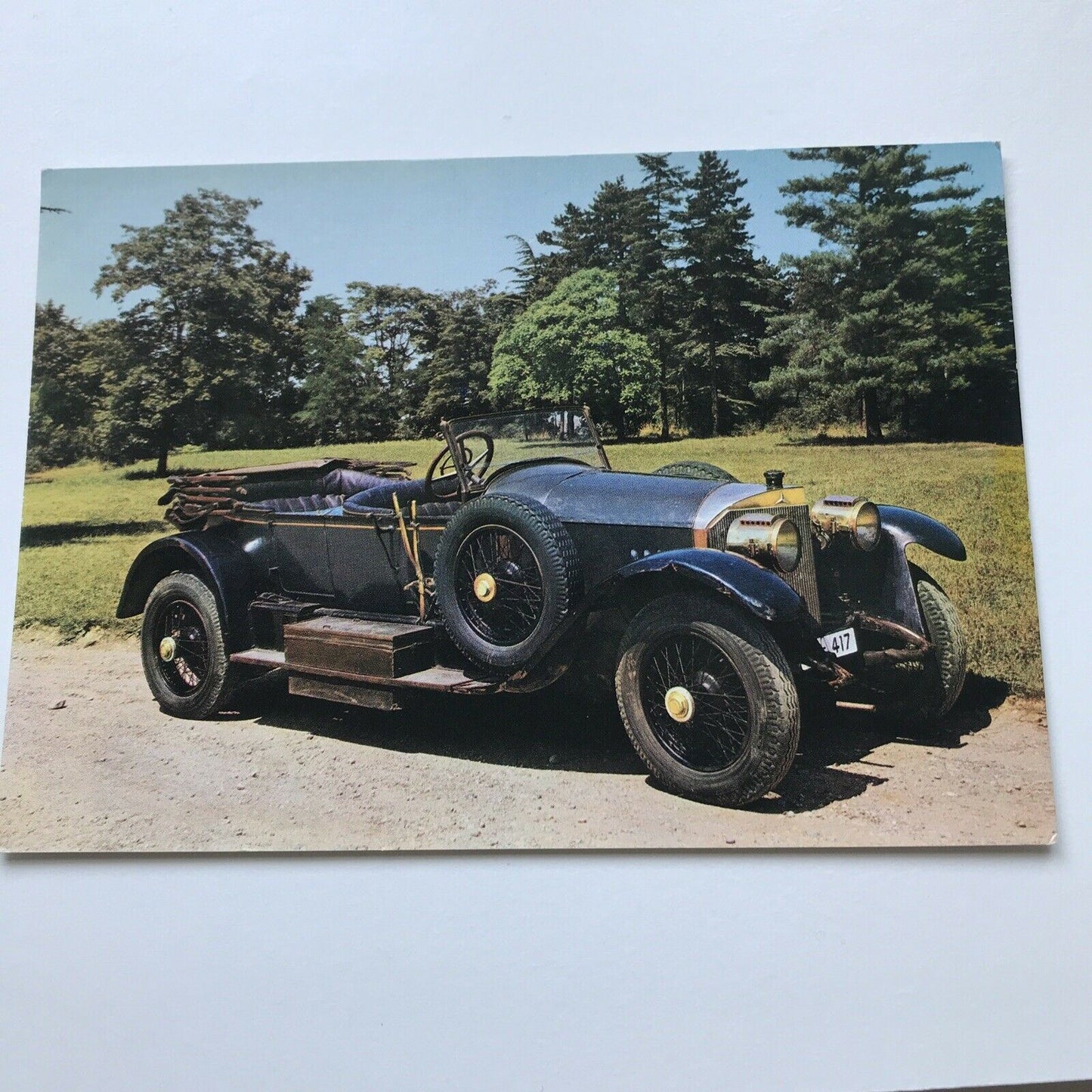 Vintage Car Postcard MERCEDES TORPEDO 100hp 1913 ‘Les Aventures D’Arsène Lupin’