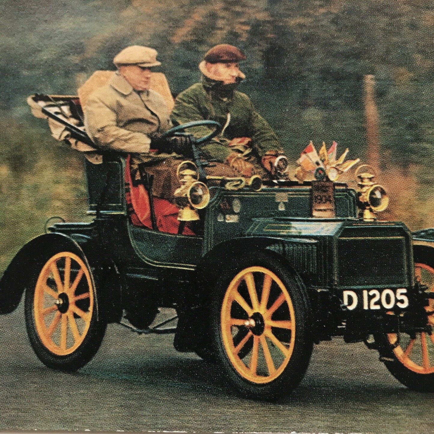 Vintage Car Postcard 1904 HUMBERETTE 6.5hp Two-seater